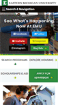 Mobile Screenshot of emich.edu