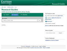 Tablet Screenshot of guides.emich.edu